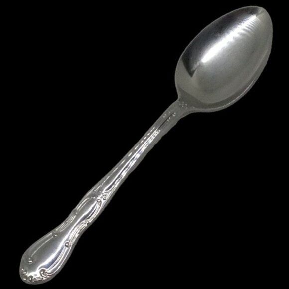 Frank Smith Stainless FSS11 Tablespoon Serving Spoon-Japan-Vintage-Scrolls-8" - Picture 1 of 5
